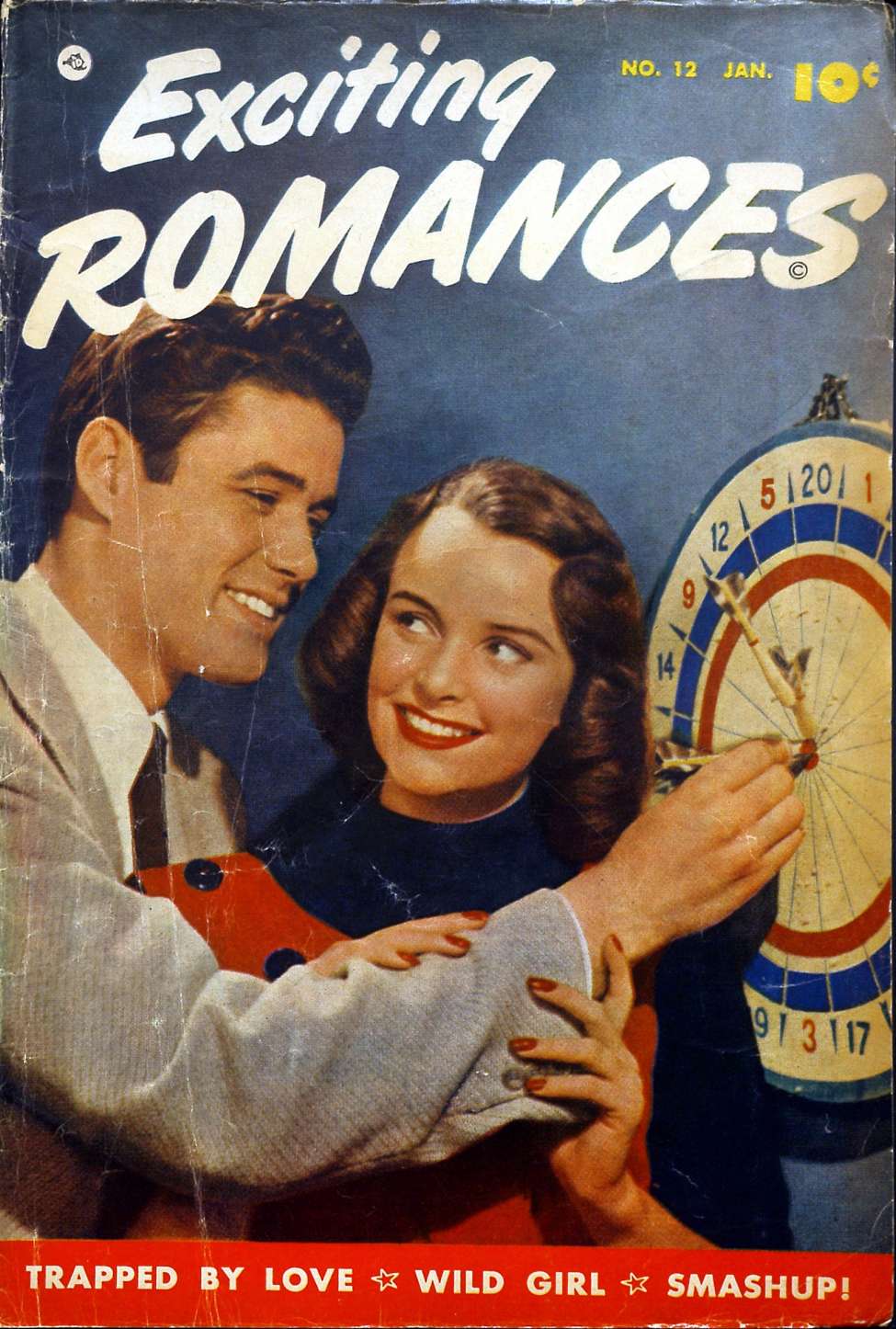 Comic Book Cover For Exciting Romances 12