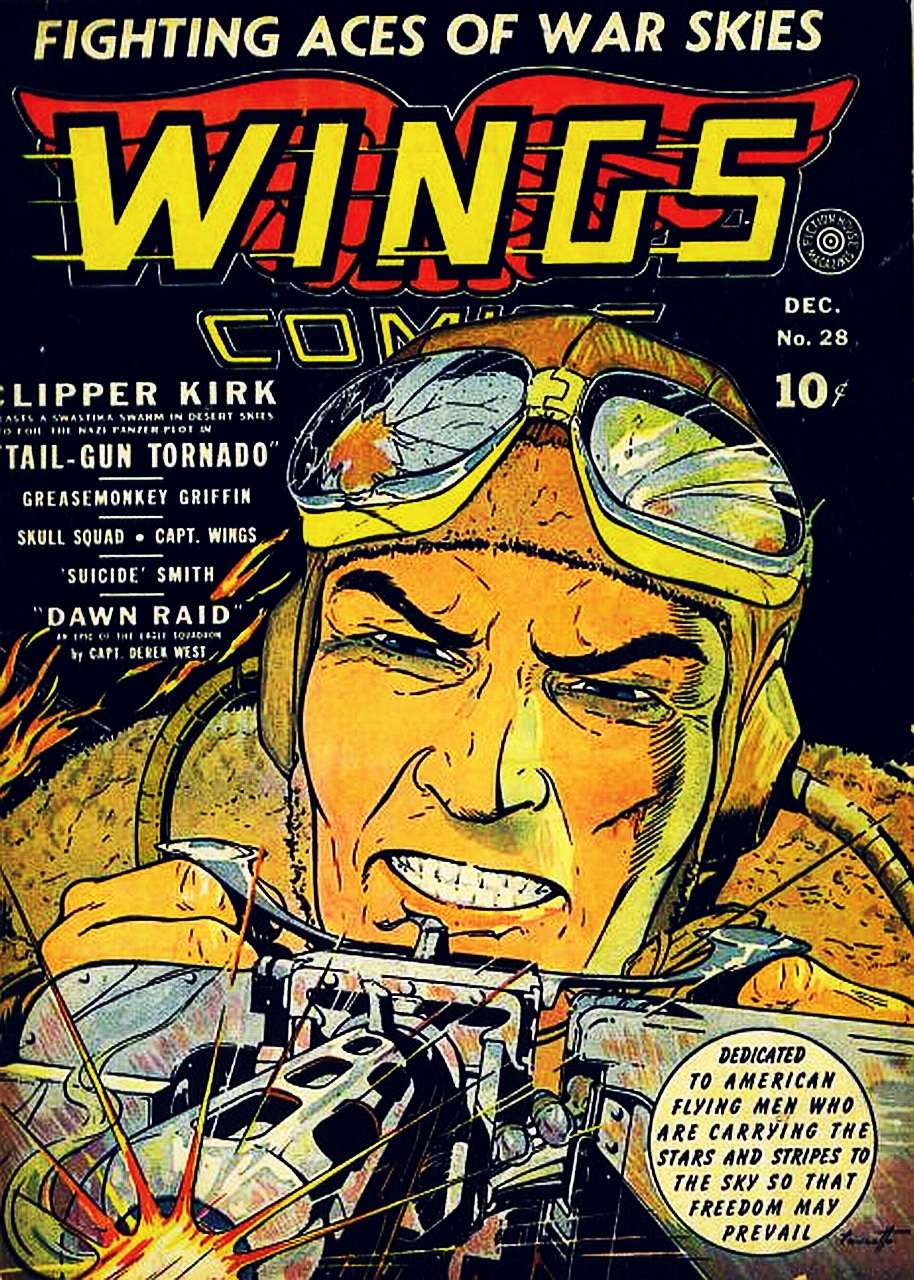 Comic Book Cover For Wings Comics 28