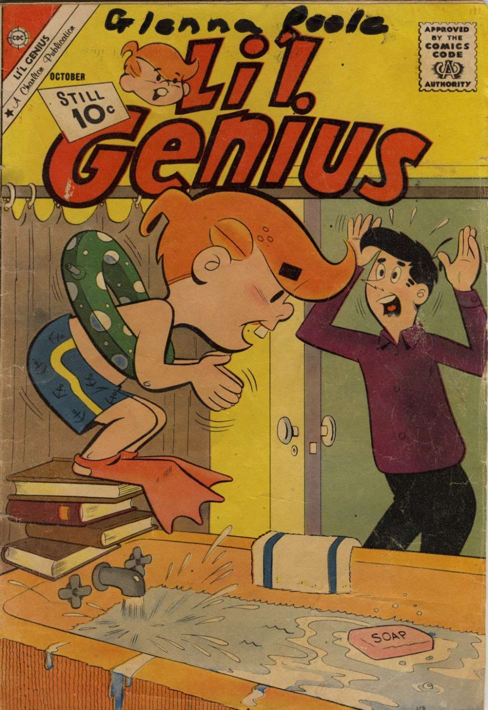 Comic Book Cover For Li'l Genius 35