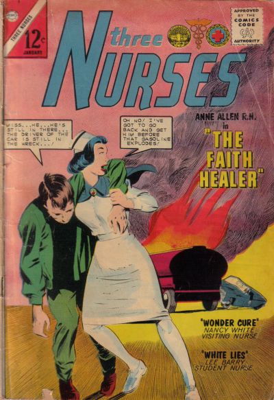 Comic Book Cover For Three Nurses 22