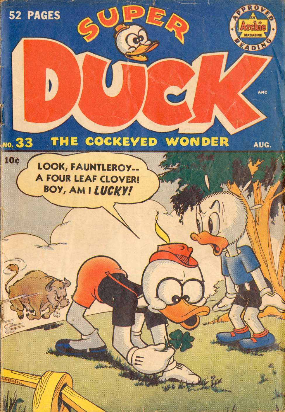 Comic Book Cover For Super Duck 33