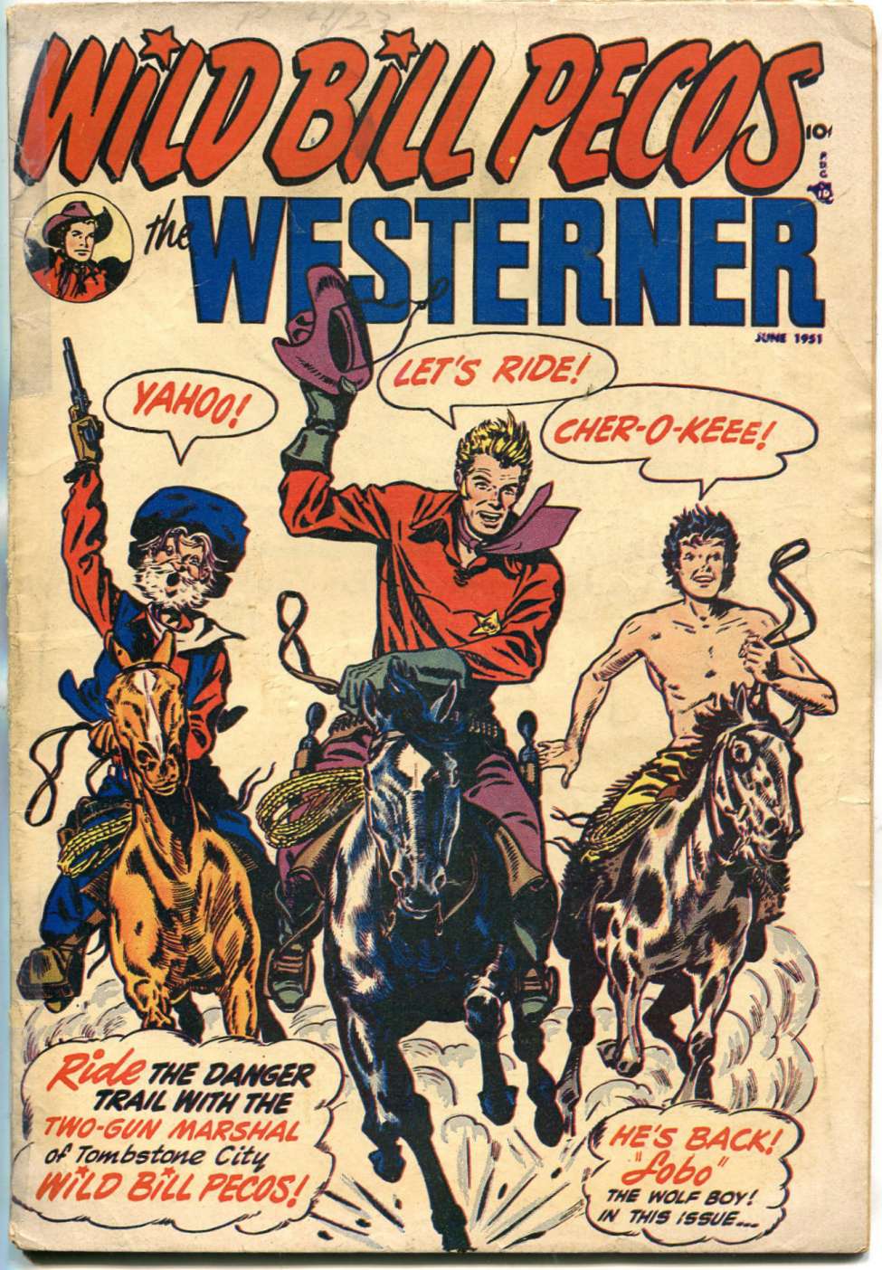 Comic Book Cover For The Westerner 37 - Version 1