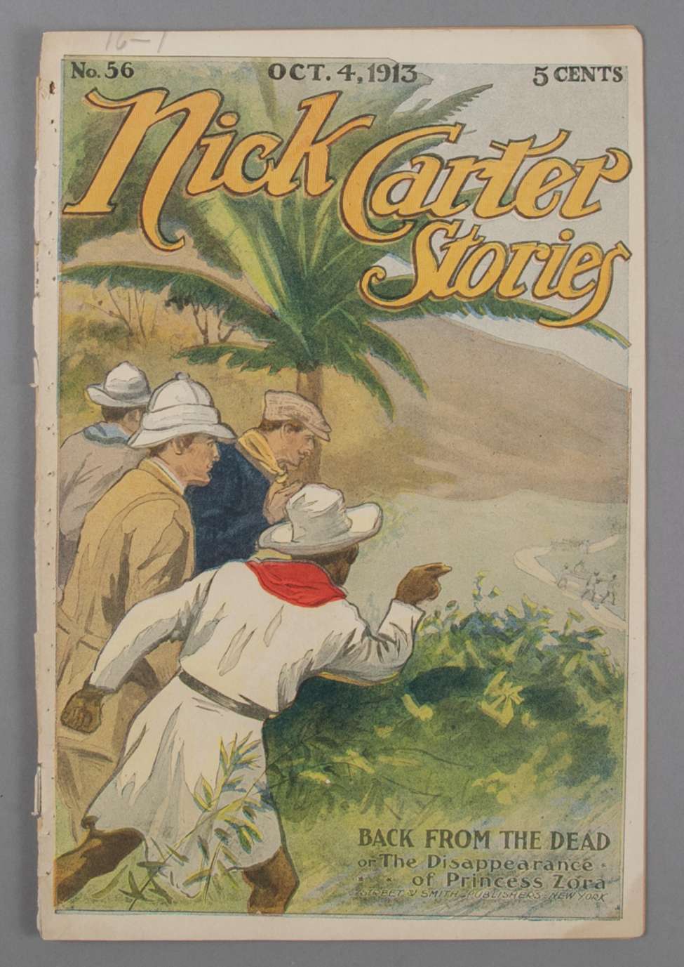 Book Cover For Nick Carter Stories 56 - Back from the Dead