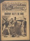 Cover For Beadle's Half Dime Library 839 - Broadway Billy's Big Boom