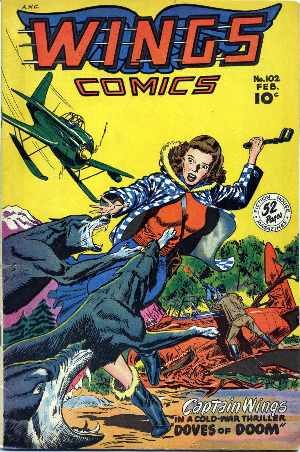 Comic Book Cover For Wings Comics 102