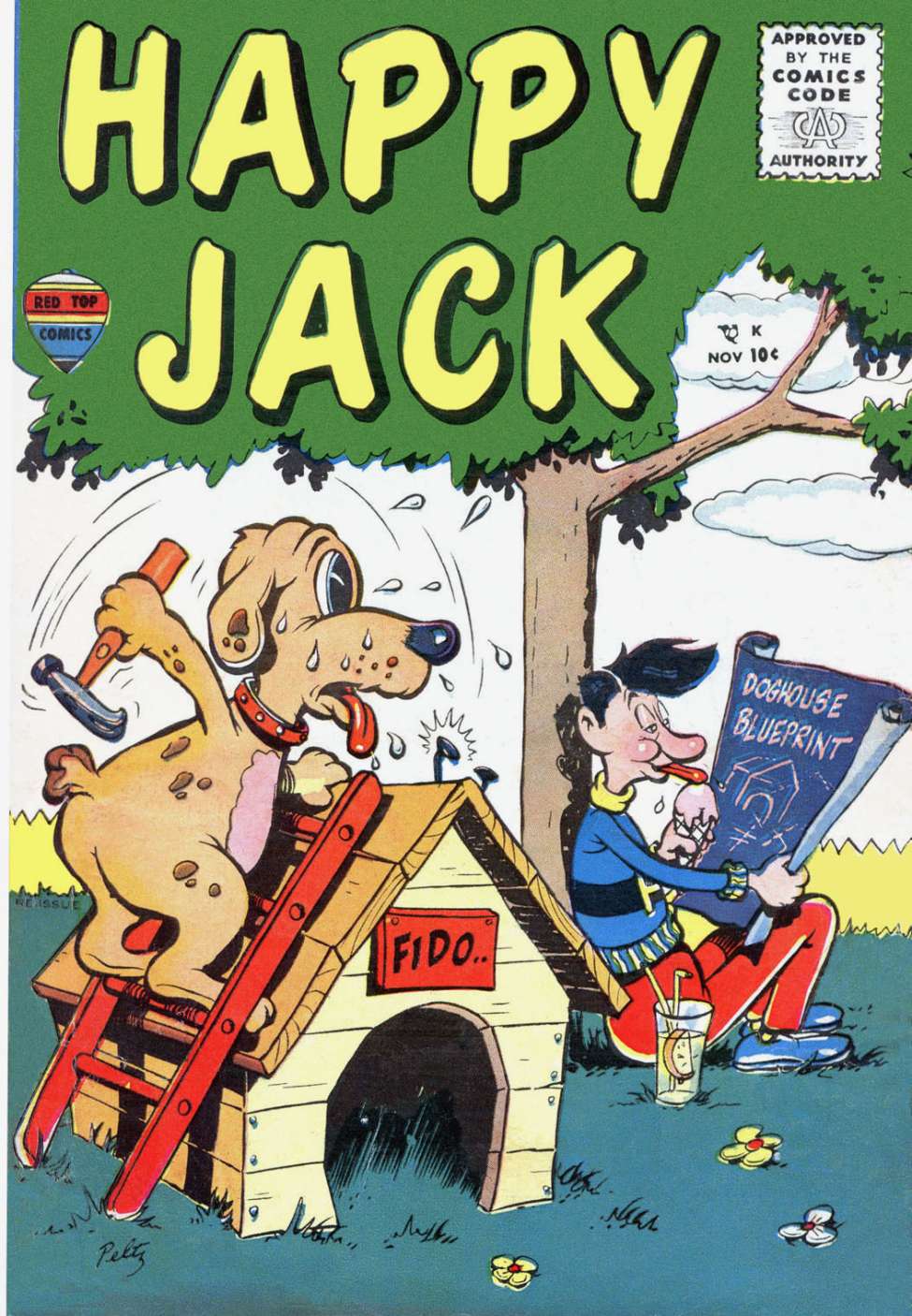 Comic Book Cover For Happy Jack 2