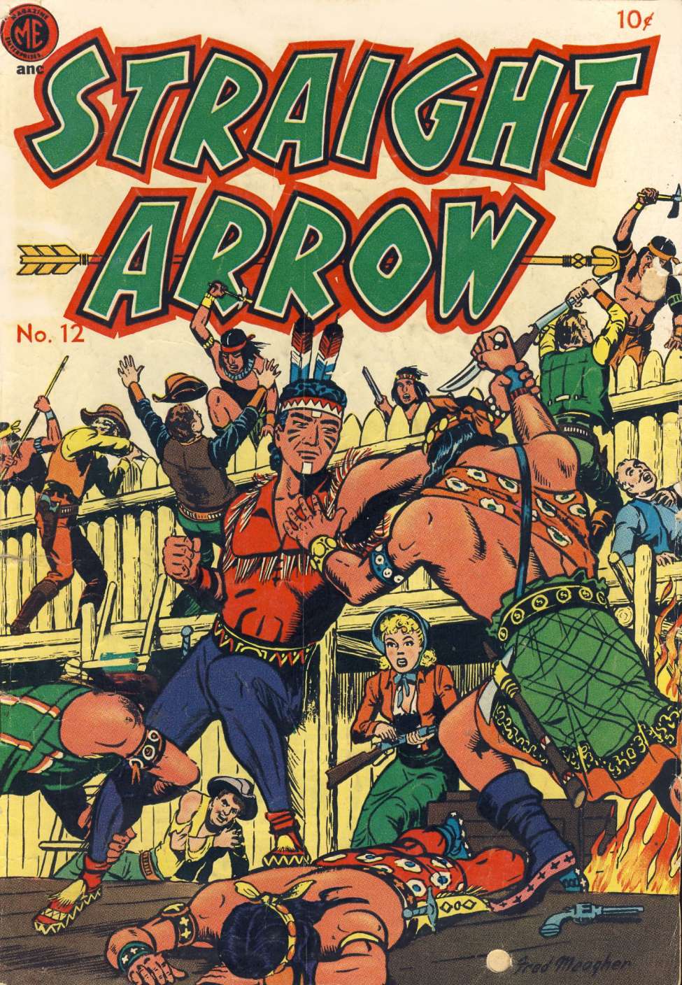 Comic Book Cover For Straight Arrow 12