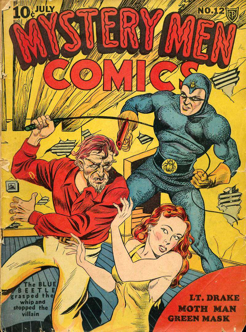 Comic Book Cover For Mystery Men Comics 12