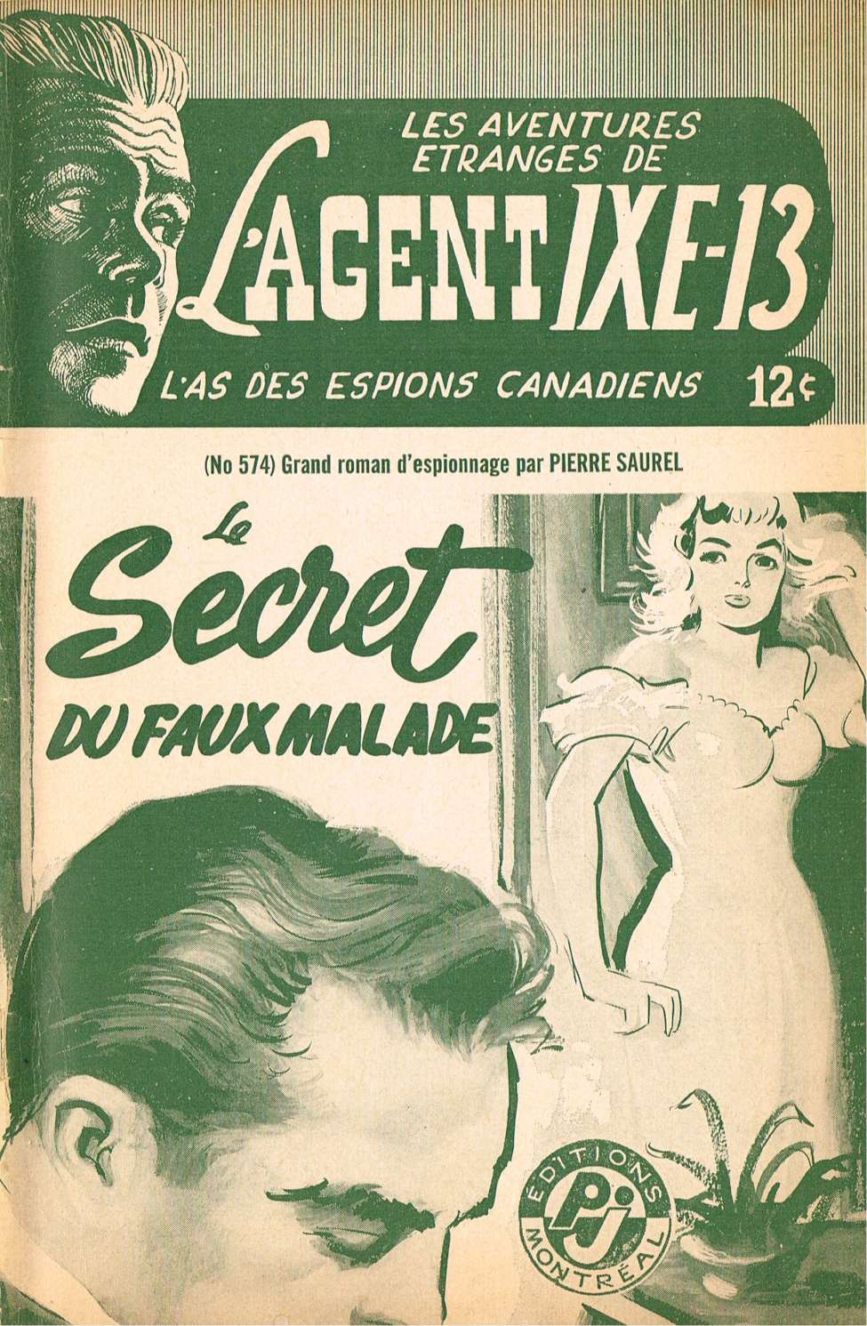 Book Cover For L'Agent IXE-13 v2 574 - Le secret du faux malade
