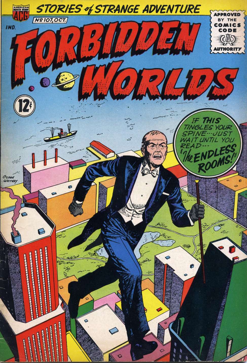 Comic Book Cover For Forbidden Worlds 107