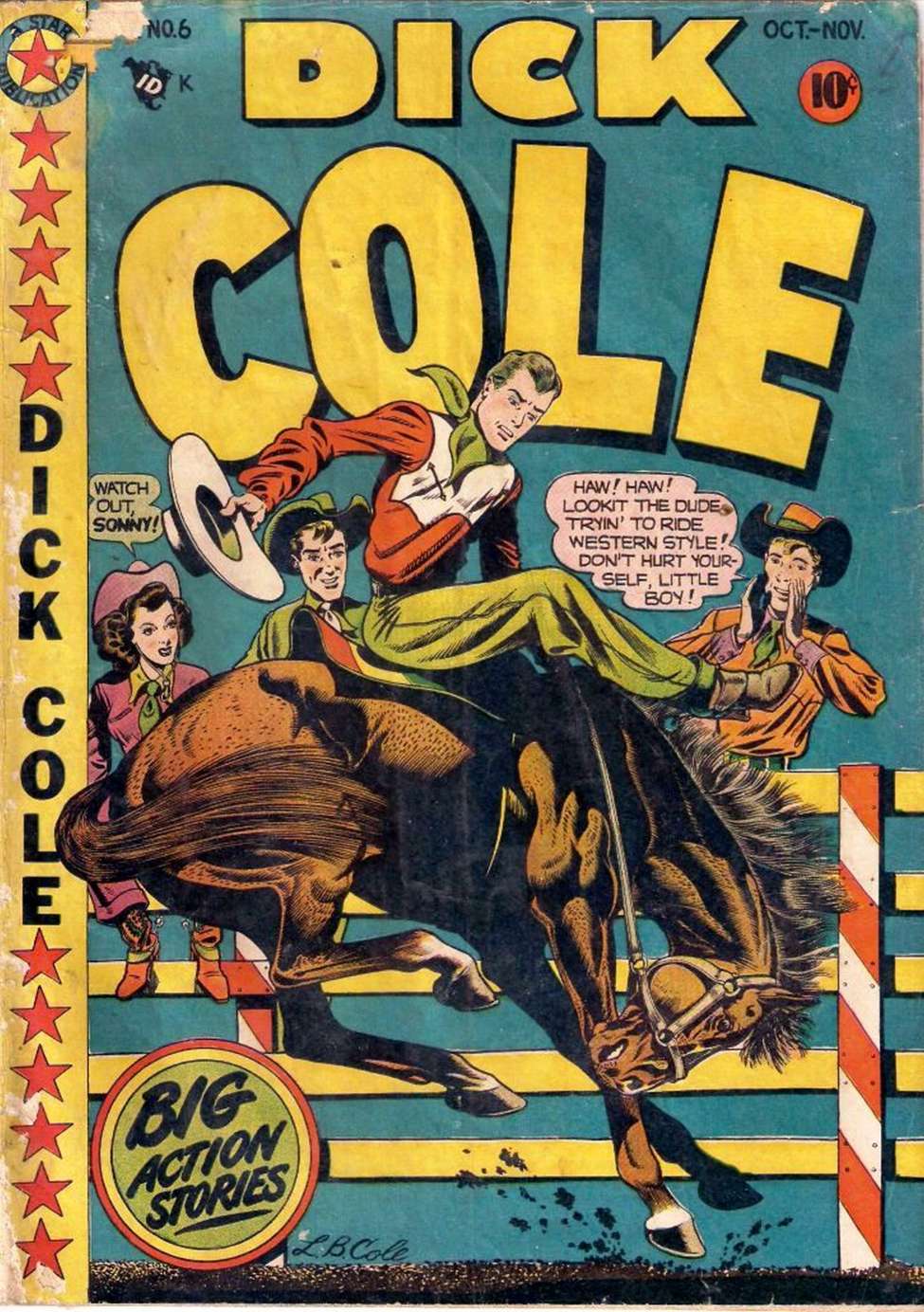 Comic Book Cover For Dick Cole 6 - Version 1