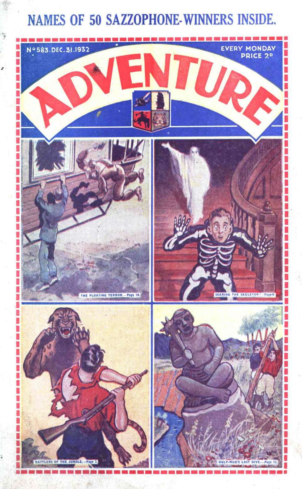 Book Cover For Adventure 583