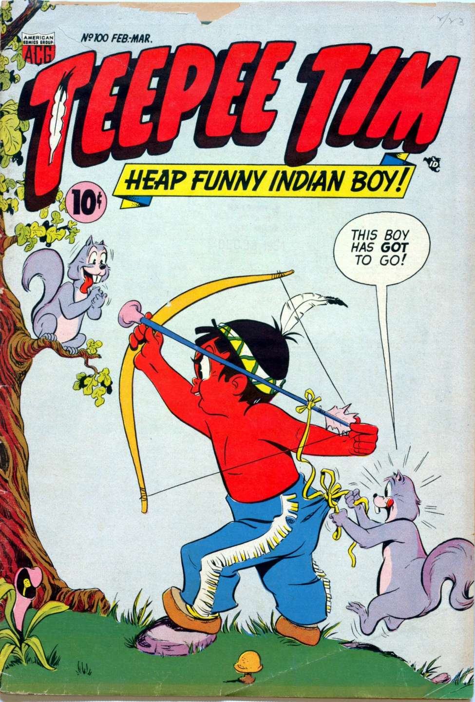 Comic Book Cover For Teepee Tim 100