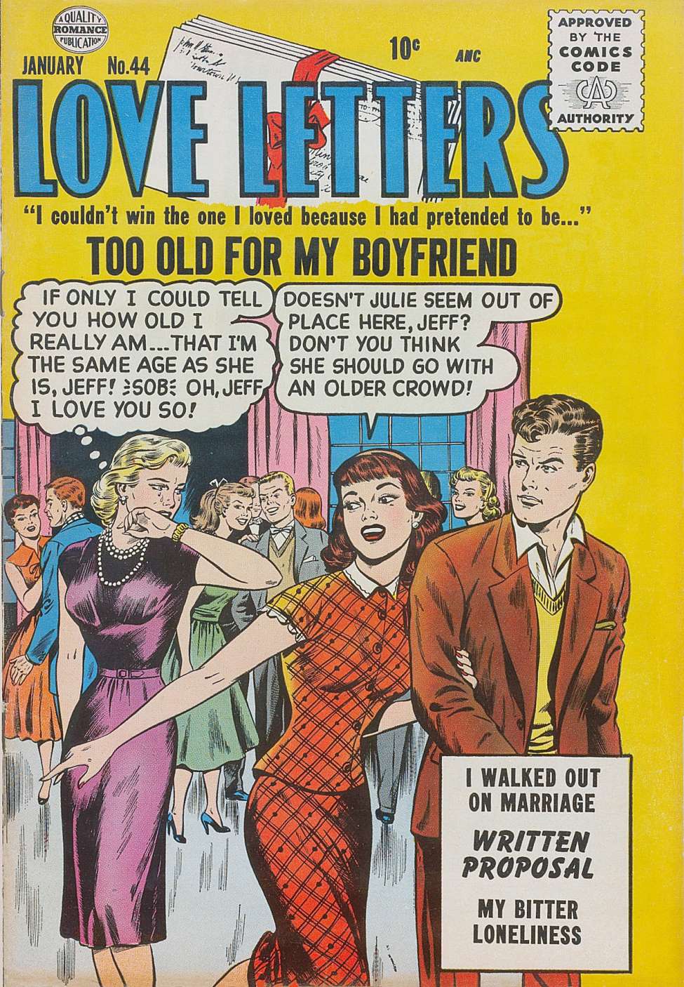 Comic Book Cover For Love Letters 44