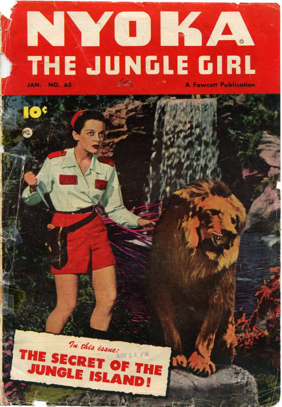 Comic Book Cover For Nyoka the Jungle Girl 63 - Version 1