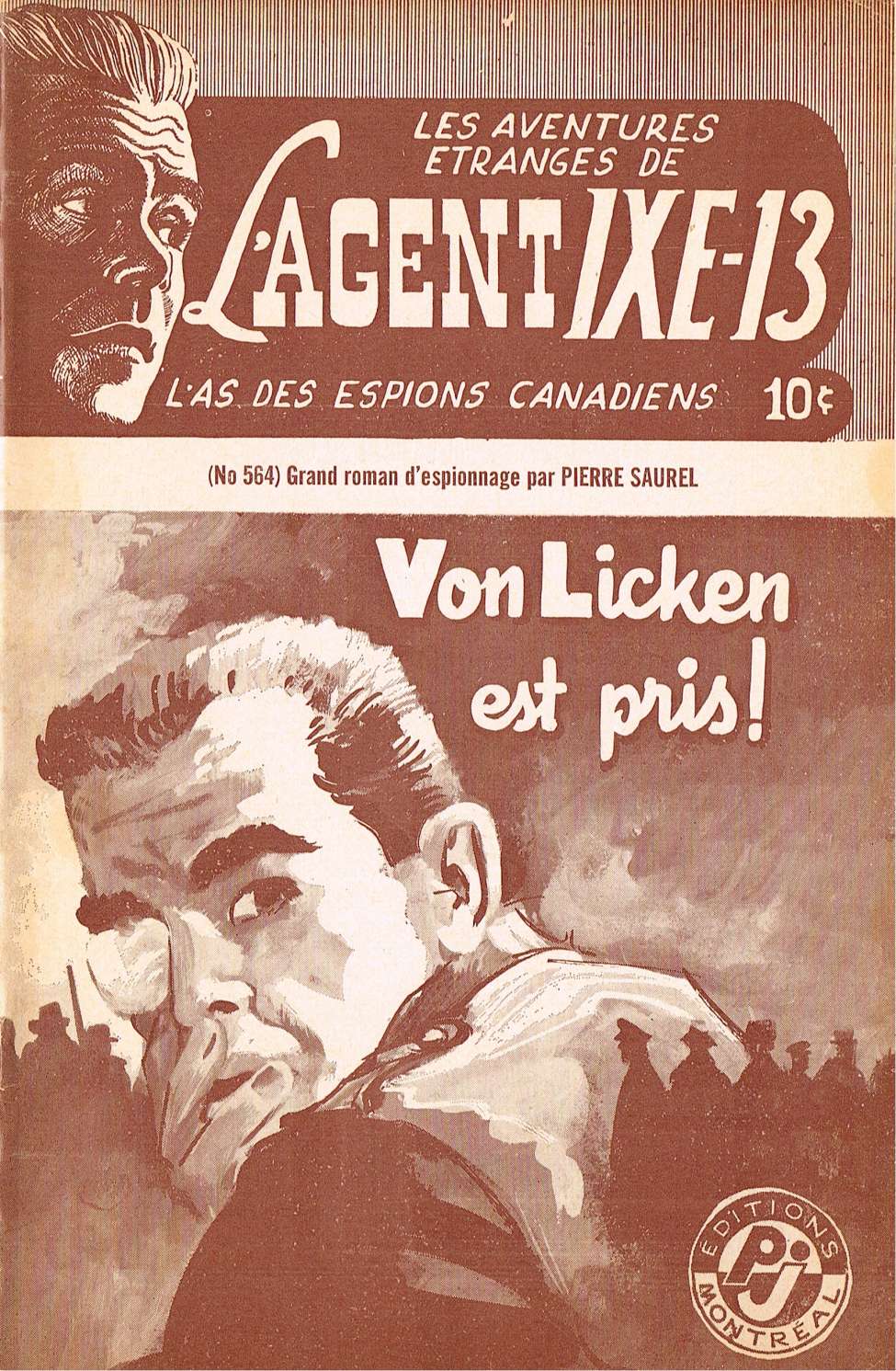 Book Cover For L'Agent IXE-13 v2 564 - Von Licken est pris