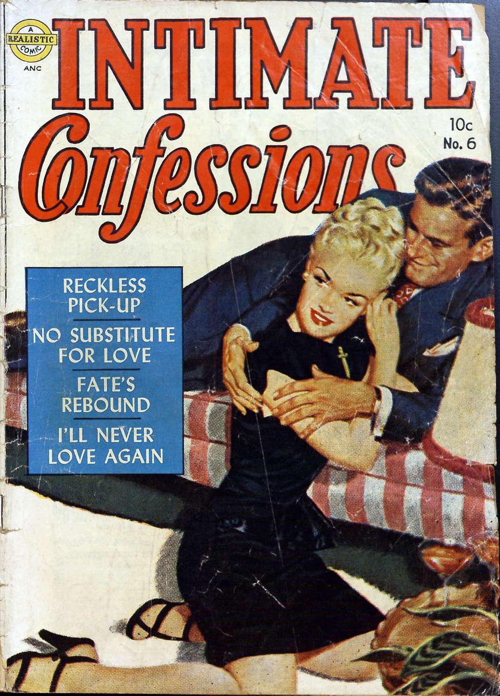 Comic Book Cover For Intimate Confessions 6