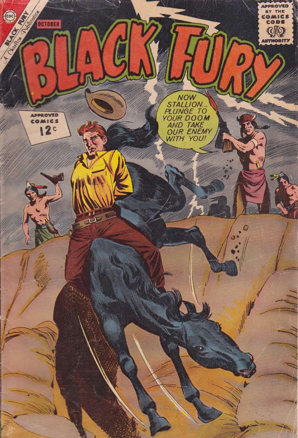 Comic Book Cover For Black Fury 38