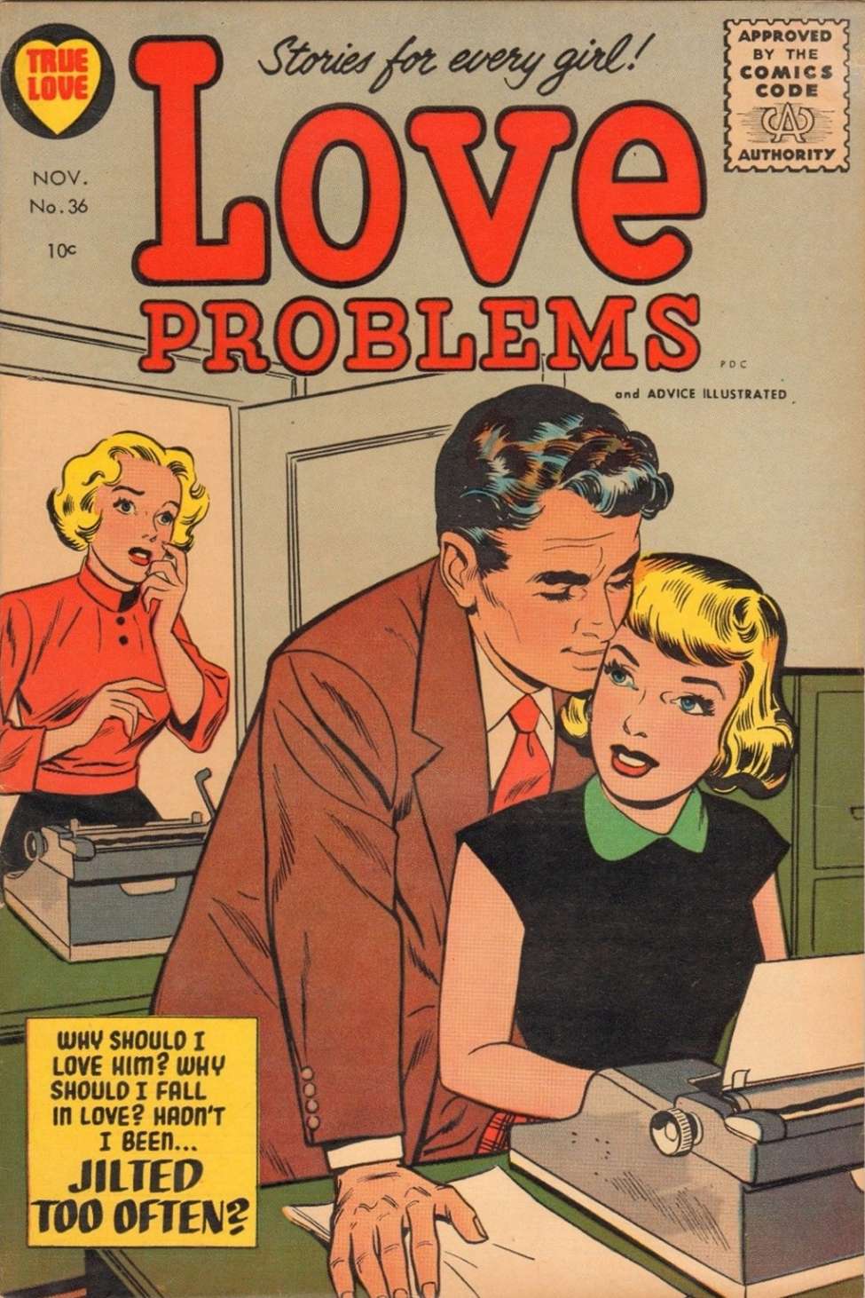 Comic Book Cover For True Love Problems and Advice Illustrated 36 - Version 1