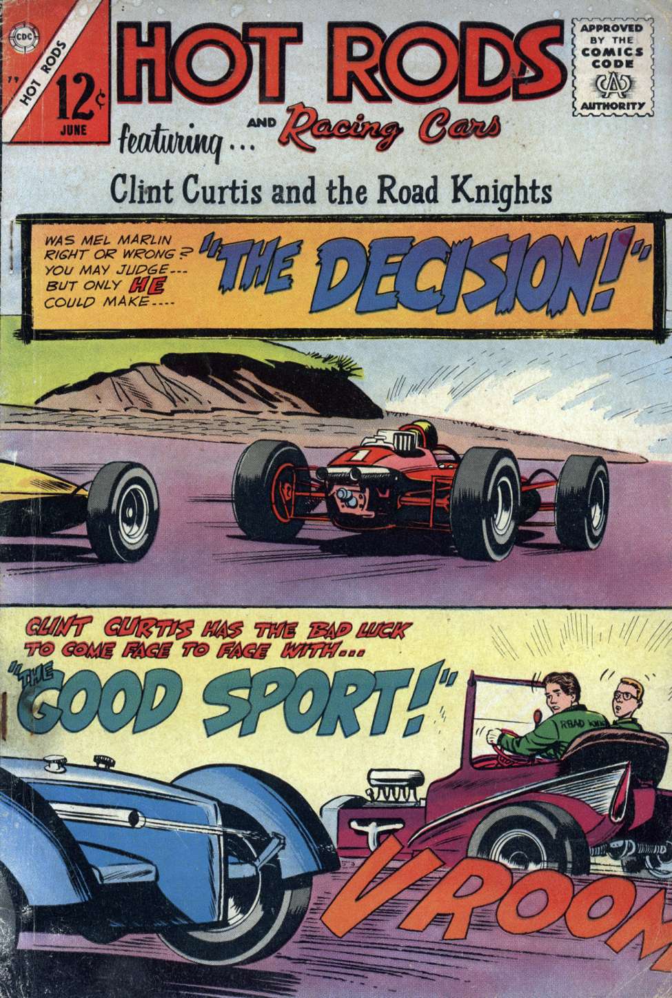 Comic Book Cover For Hot Rods and Racing Cars 79