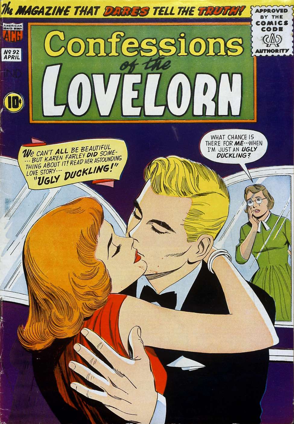 Comic Book Cover For Confessions of the Lovelorn 92