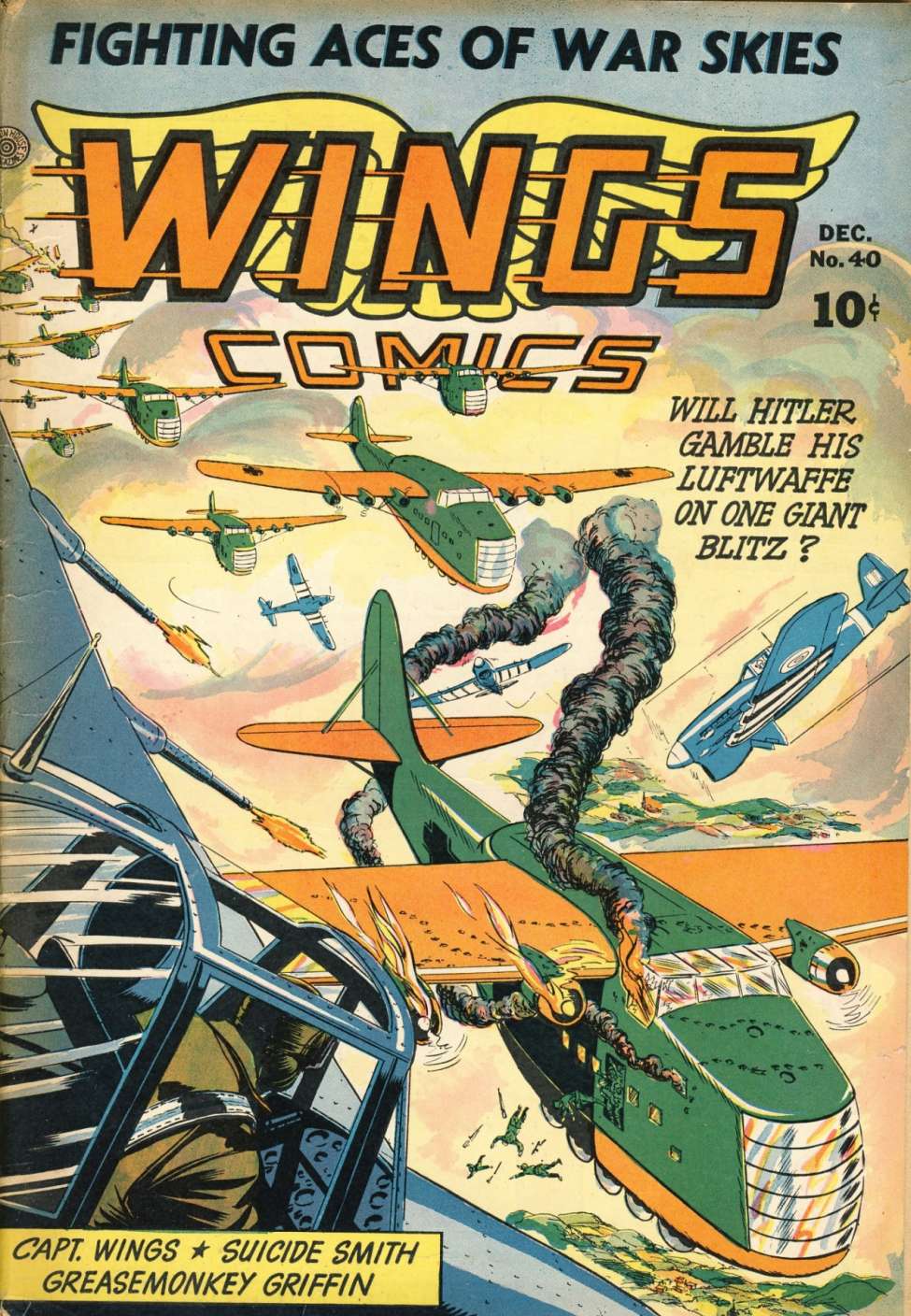 Comic Book Cover For Wings Comics 40