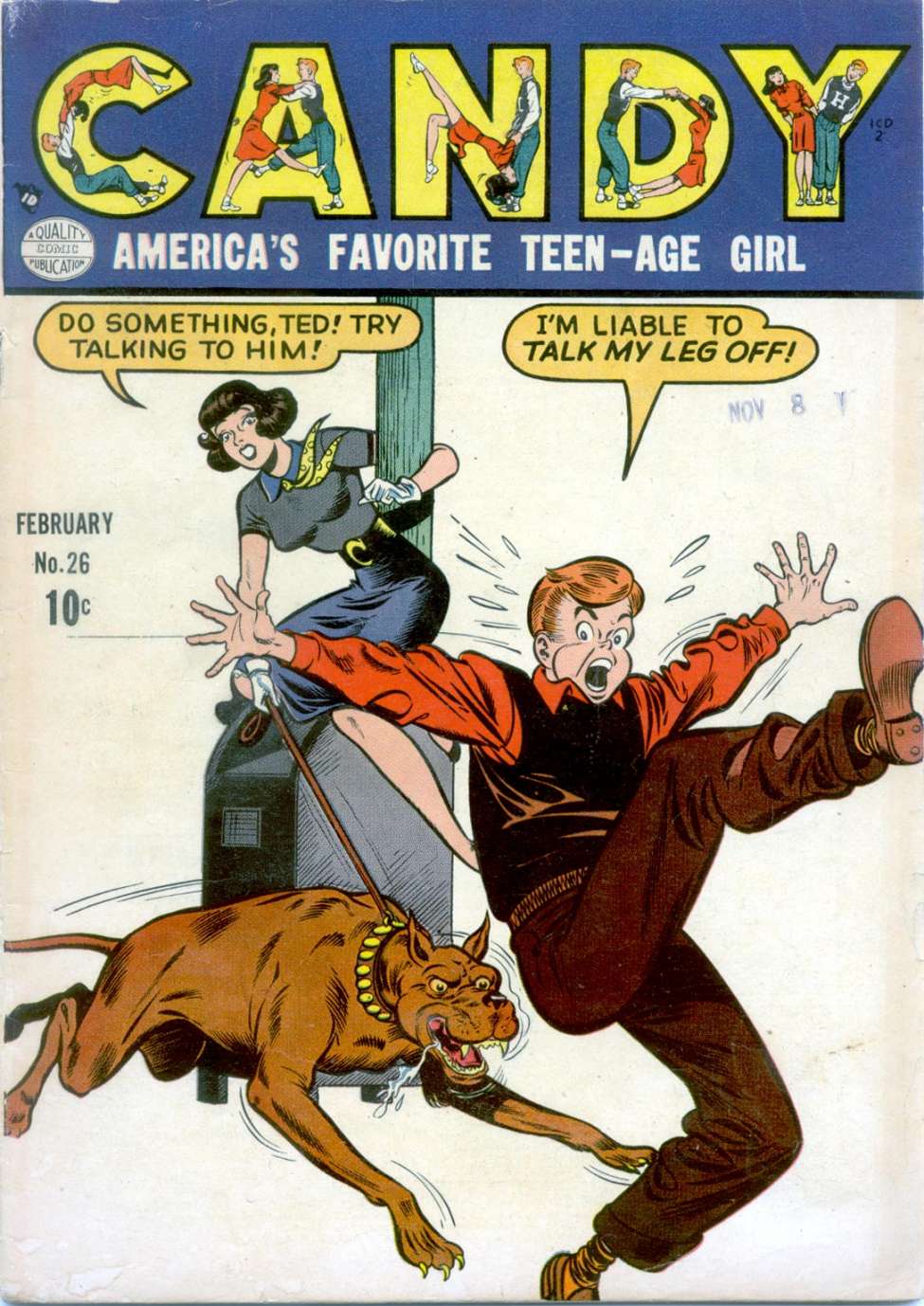 Comic Book Cover For Candy 26