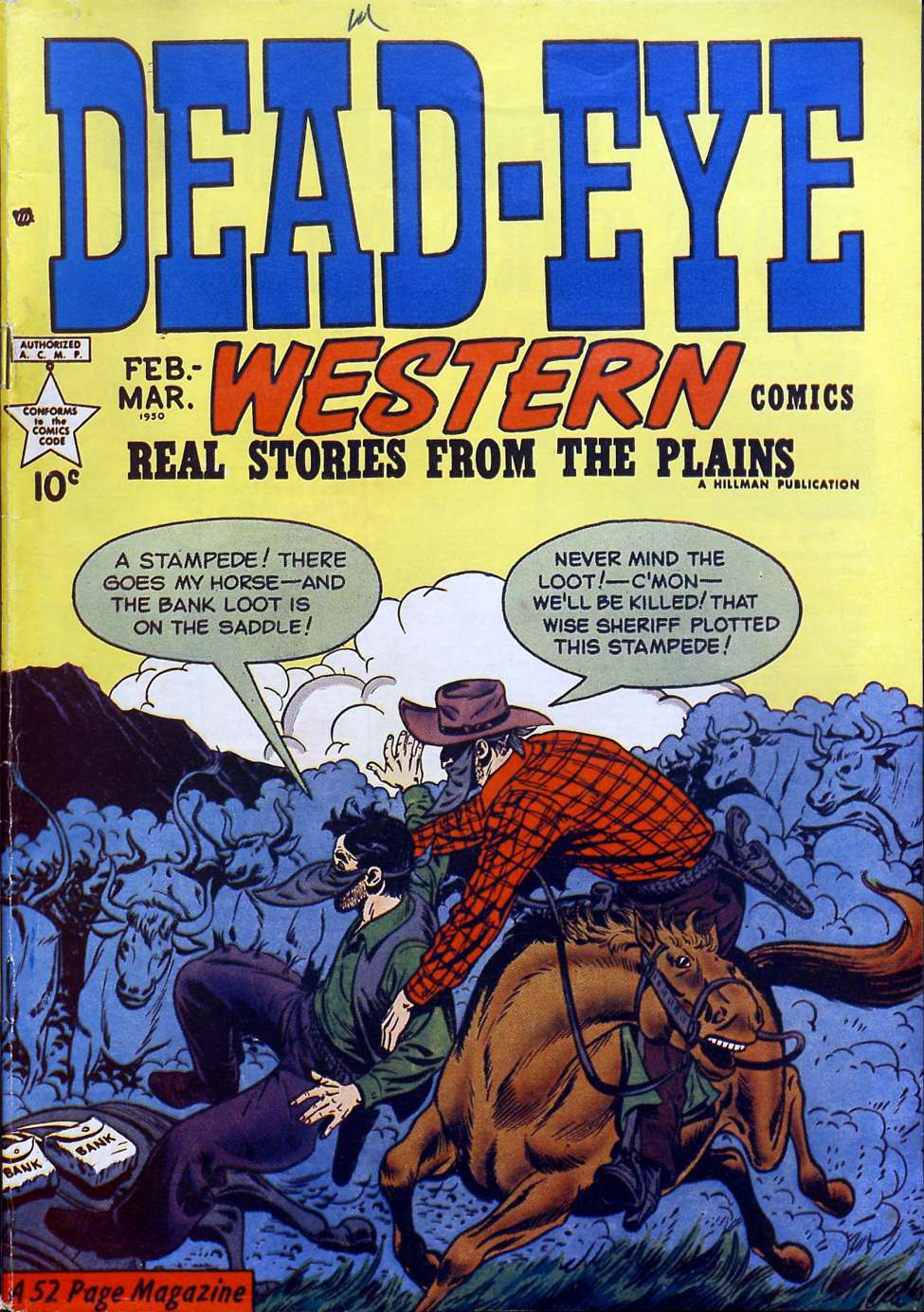 Comic Book Cover For Dead-Eye Western v1 8