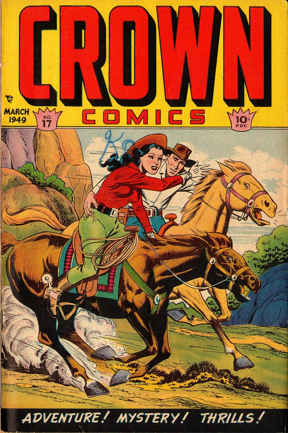 Book Cover For Crown Comics 17