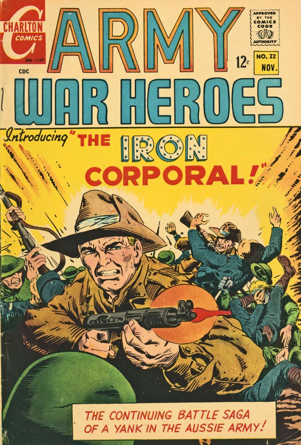 Comic Book Cover For Army War Heroes 22