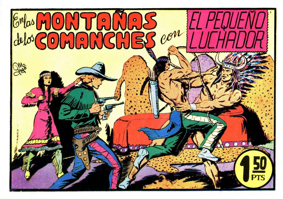 Comic Book Cover For El Pequeno Luchador 10 - En Las Montañas De Los Comanches