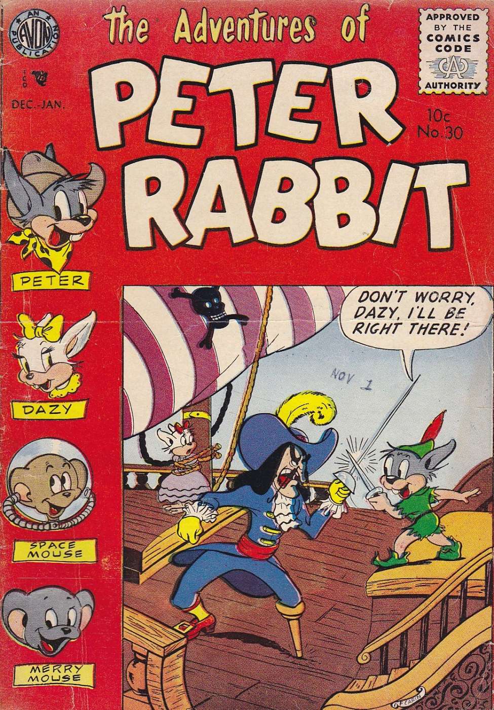 Comic Book Cover For Peter Rabbit 30