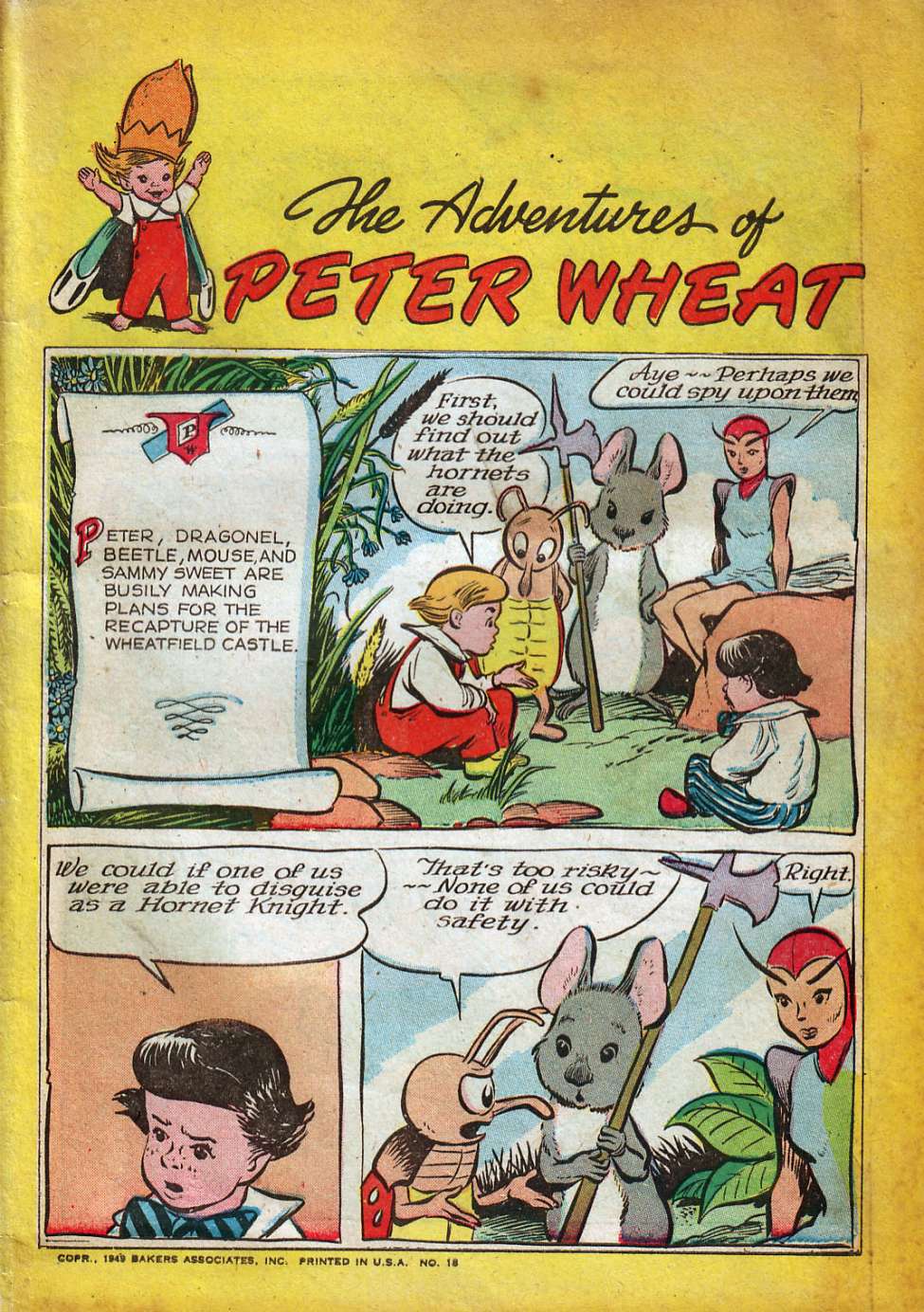 Comic Book Cover For The Adventures of Peter Wheat 18
