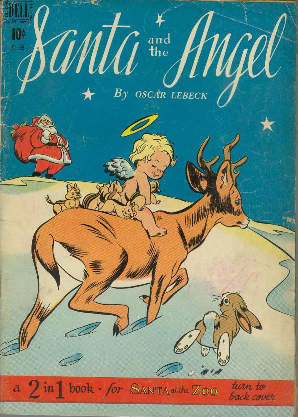 Comic Book Cover For 0259 - Santa and the Angel