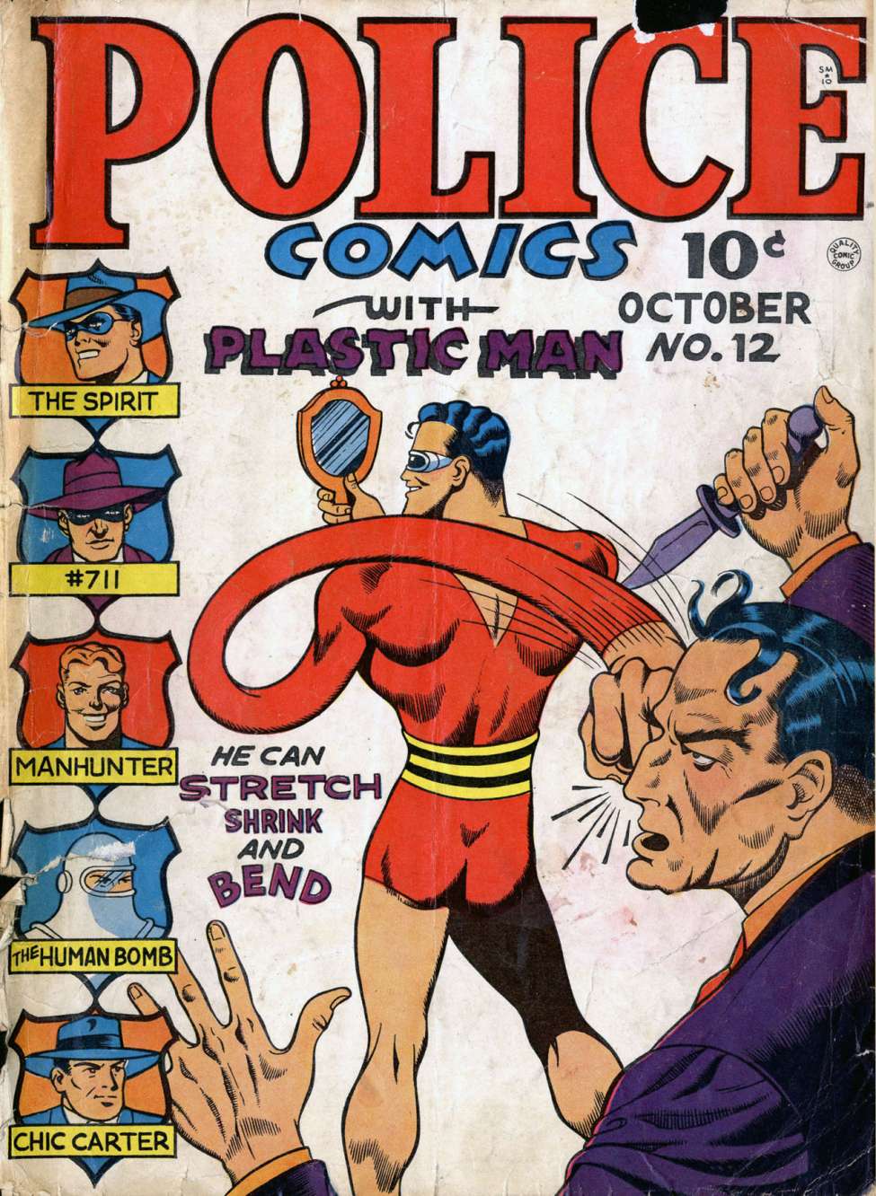 Book Cover For Police Comics 12