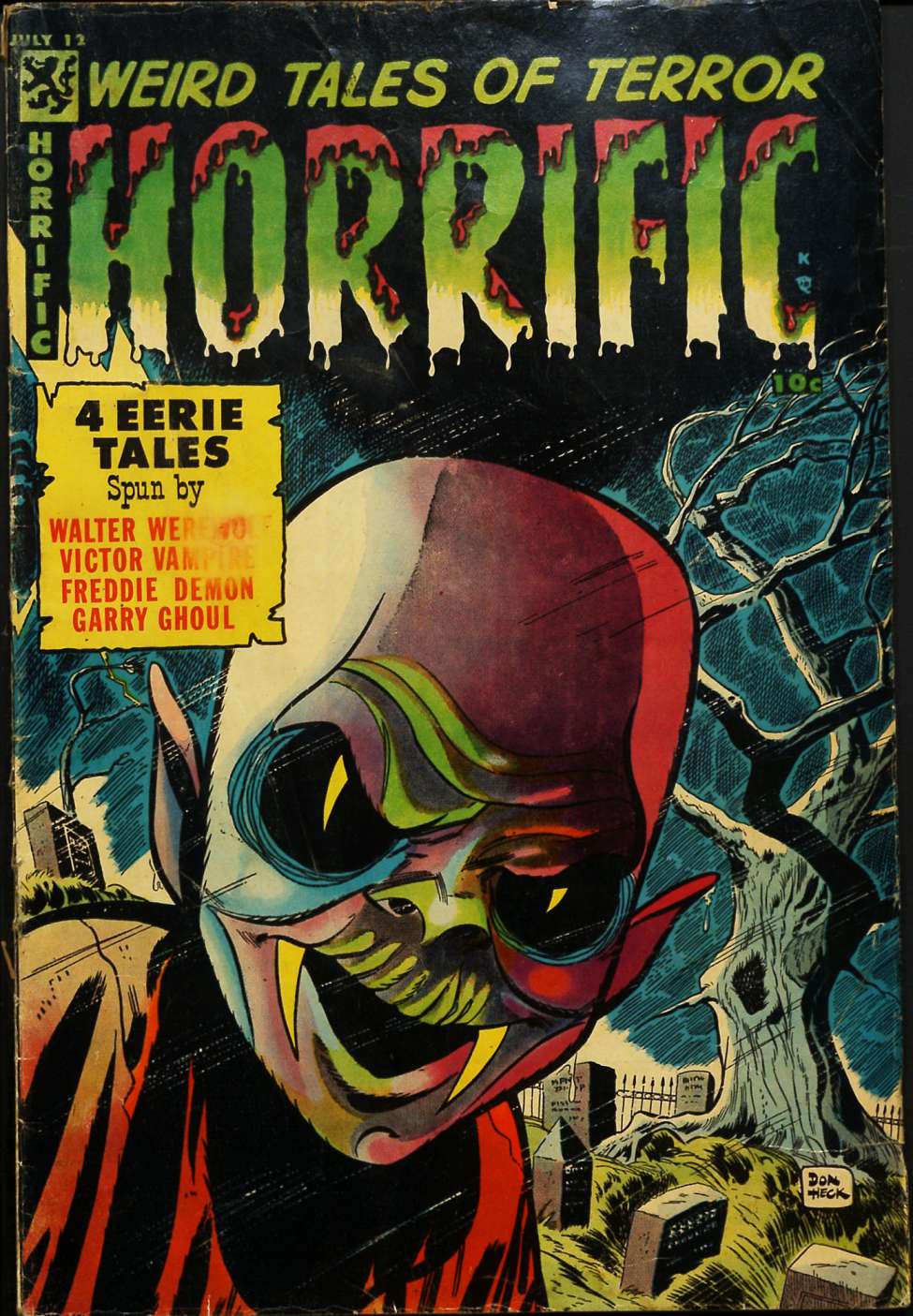 Comic Book Cover For Horrific 12