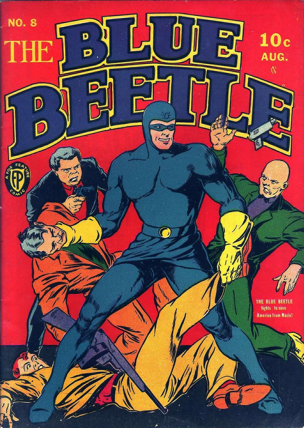 Comic Book Cover For Blue Beetle 8