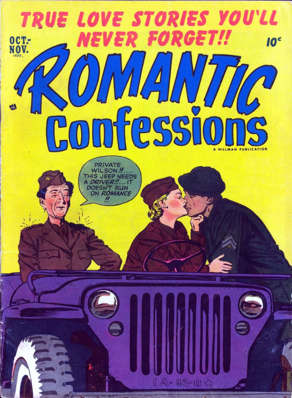 Comic Book Cover For Romantic Confessions v2 10