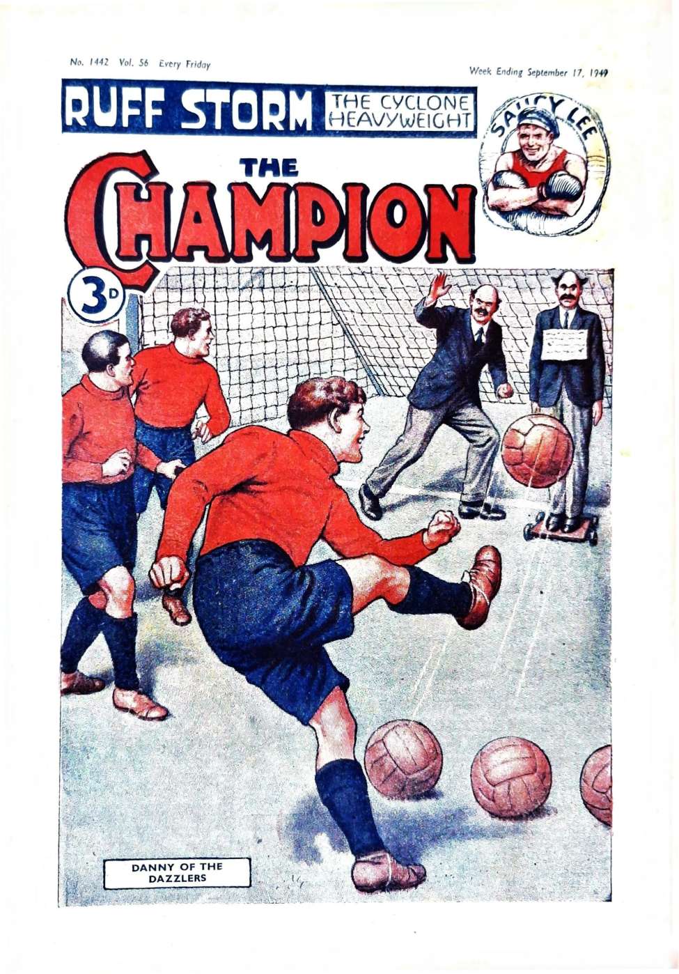 Comic Book Cover For The Champion 1442