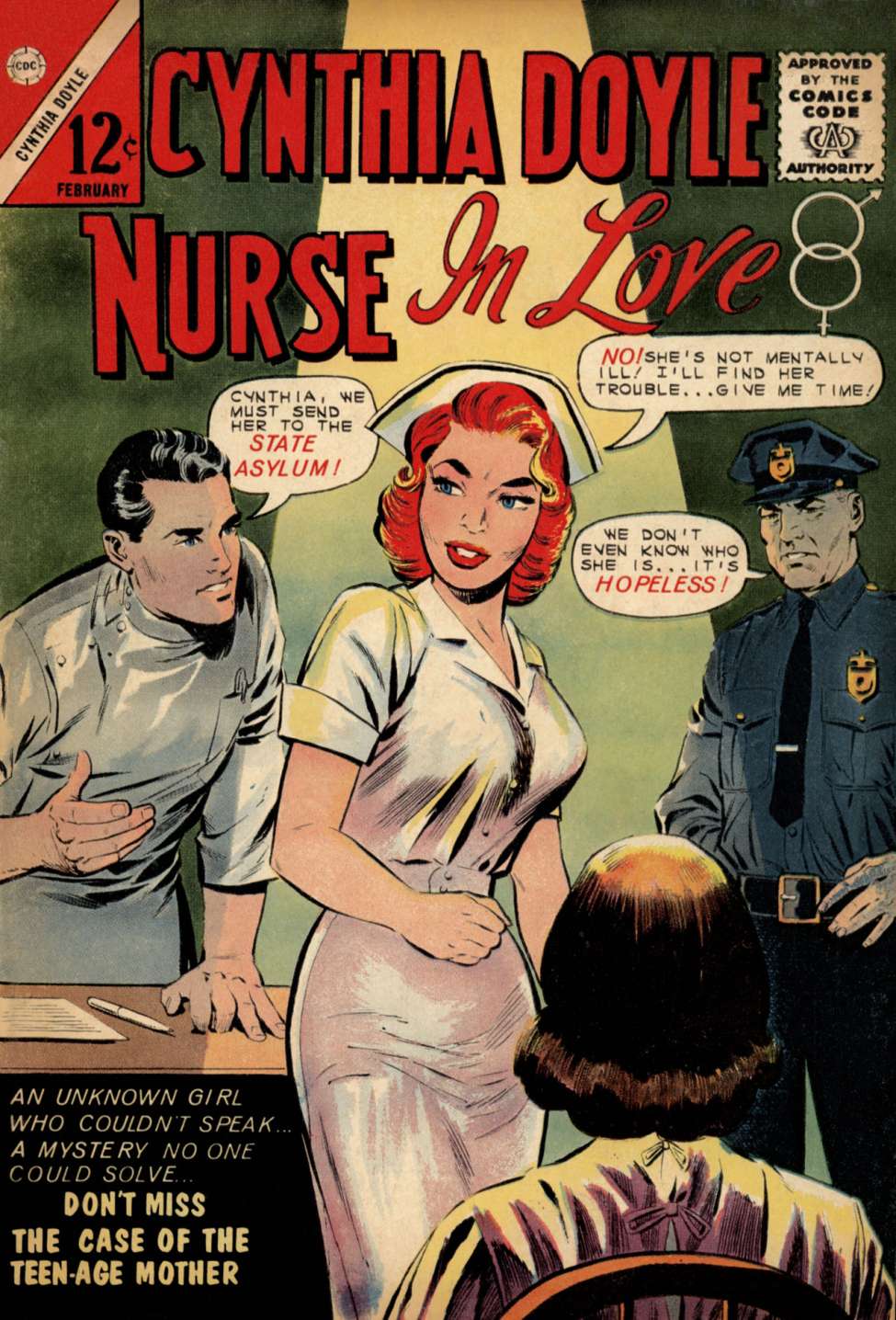 Comic Book Cover For Cynthia Doyle, Nurse in Love 68