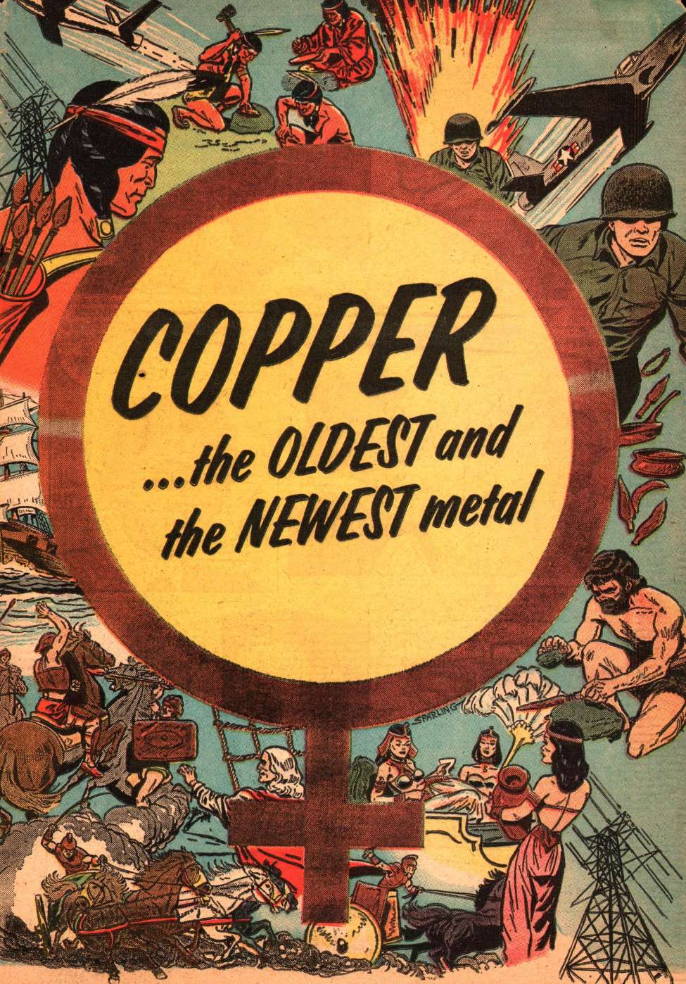 Comic Book Cover For Copper... The Oldest and the Newest Metal