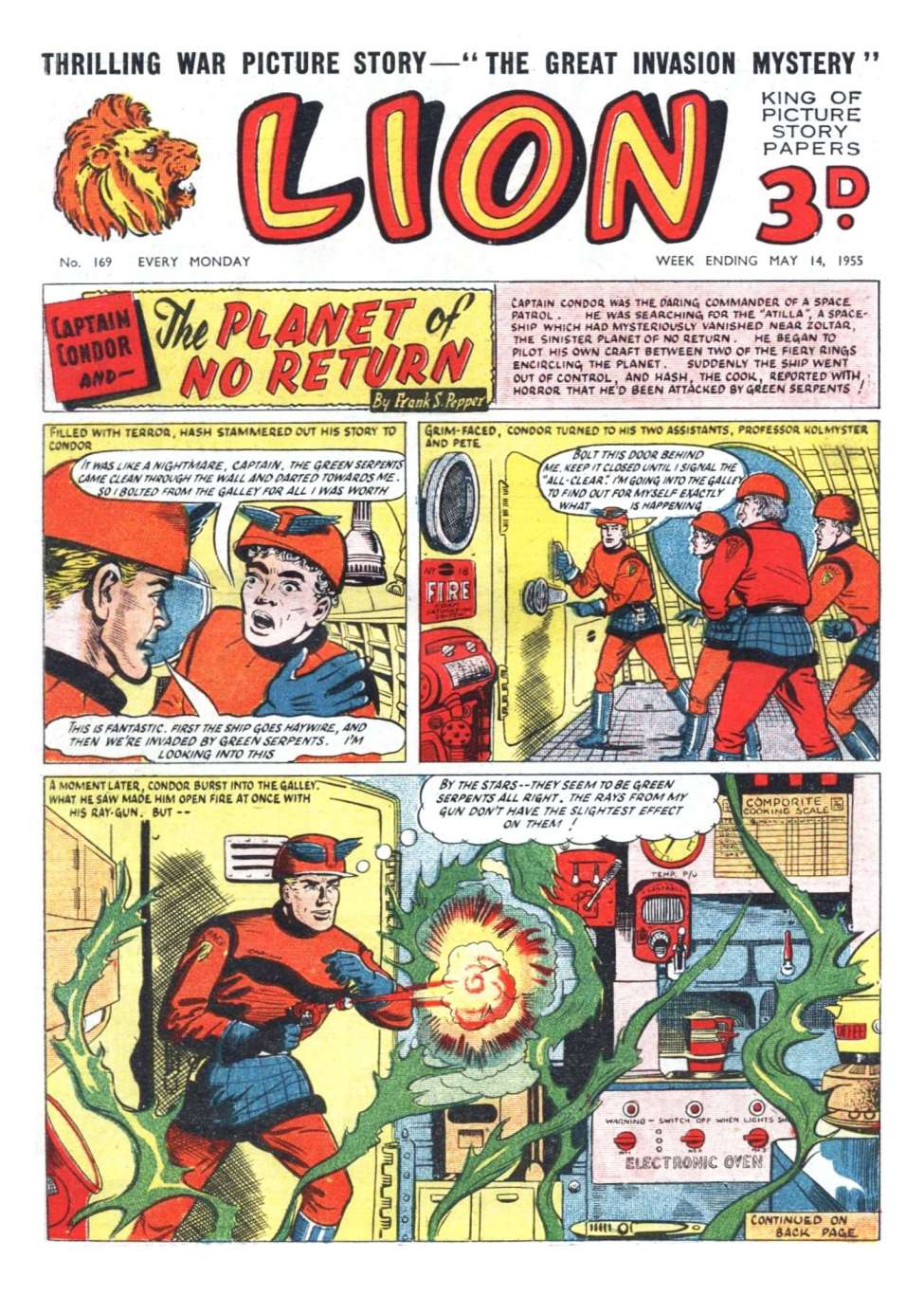 Comic Book Cover For Lion 169