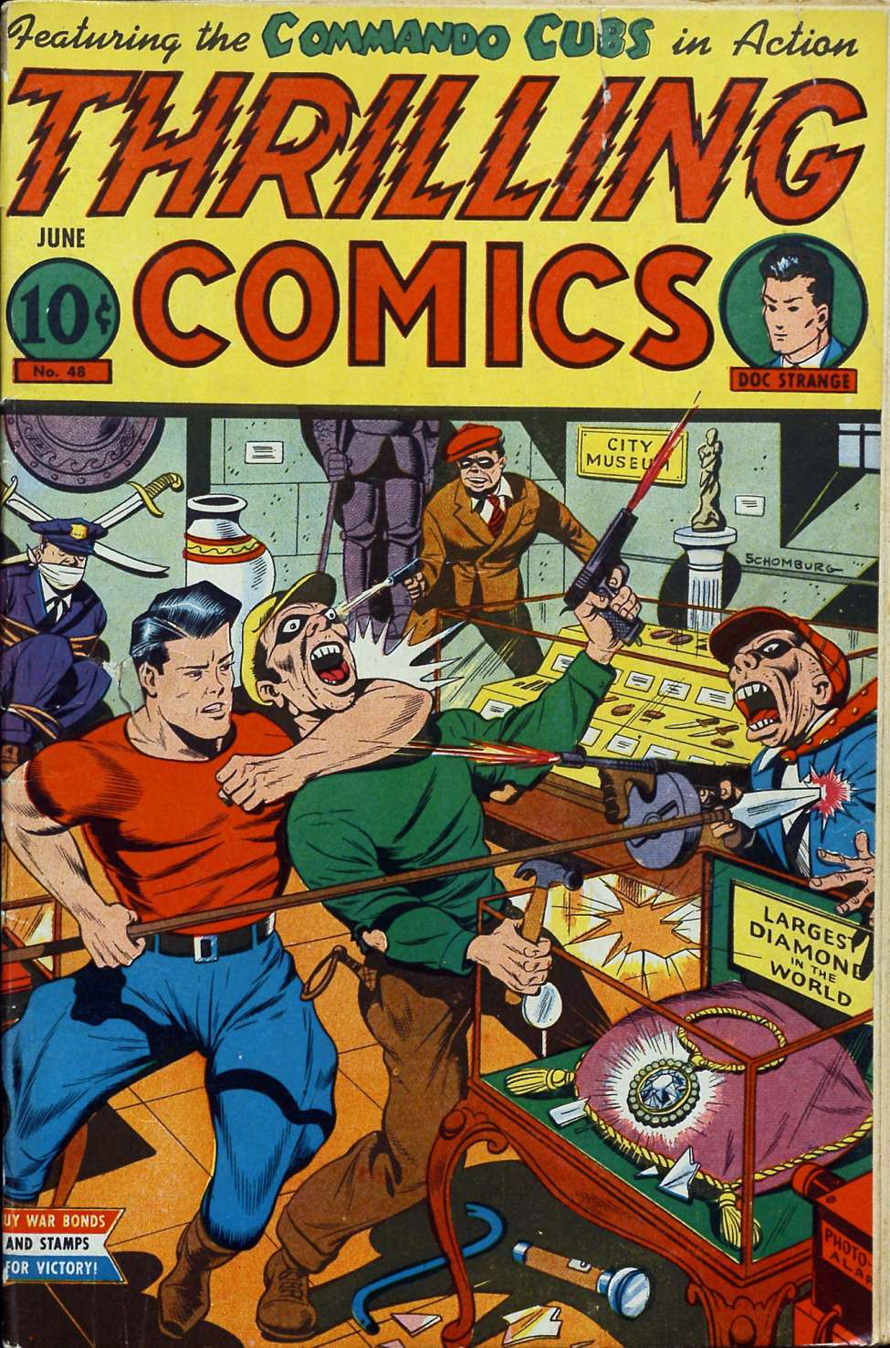 Book Cover For Thrilling Comics 48