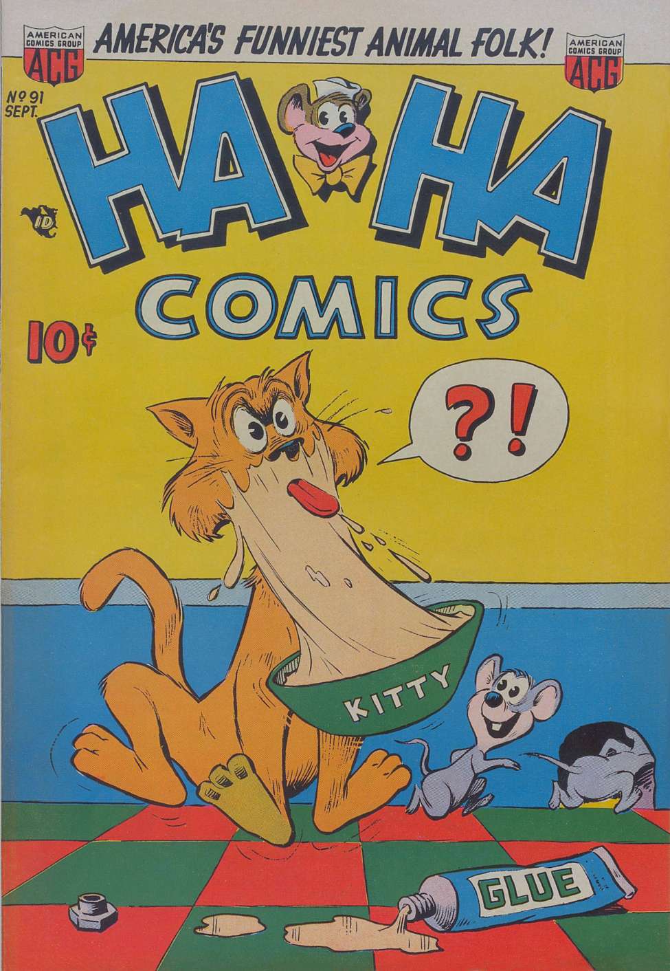 Book Cover For Ha Ha Comics 91
