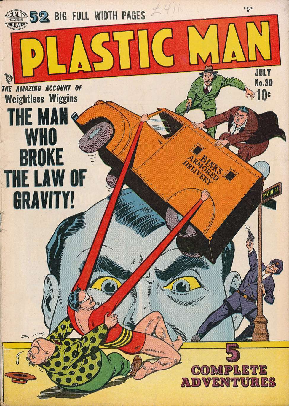 Comic Book Cover For Plastic Man 30
