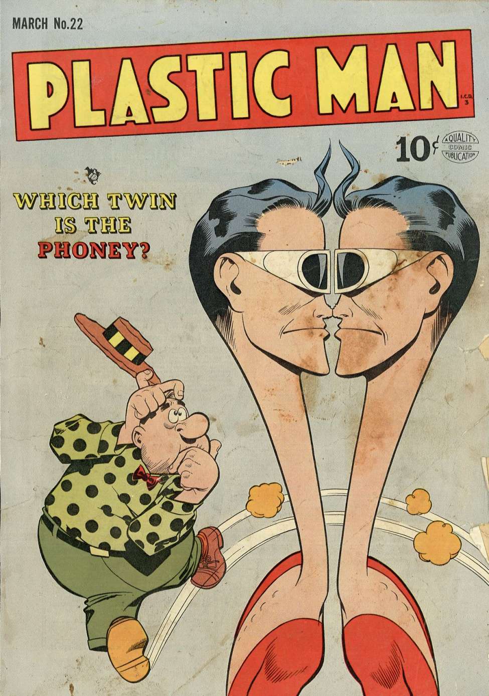 Comic Book Cover For Plastic Man 22