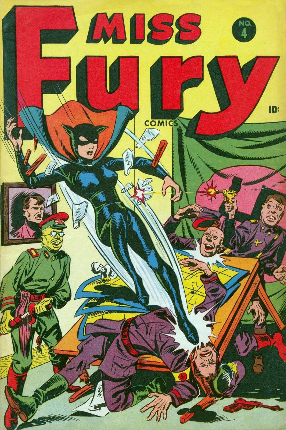 Comic Book Cover For Miss Fury 4