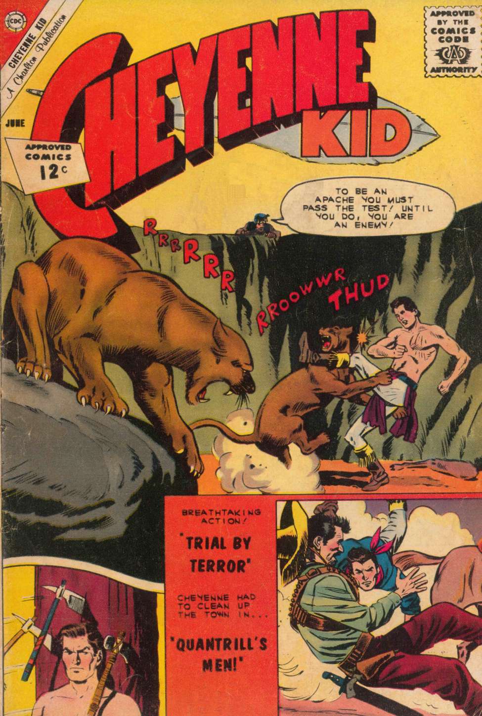 Comic Book Cover For Cheyenne Kid 34