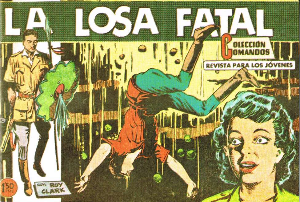 Book Cover For Colección Comandos 96 - Roy Clark 24 - La Losa Fatal