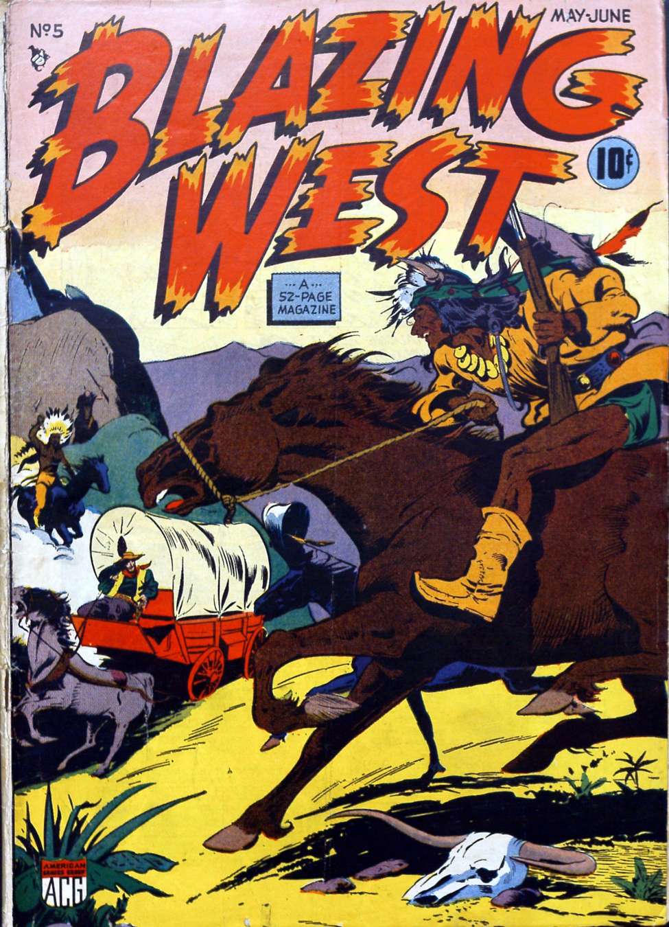 Comic Book Cover For Blazing West 5